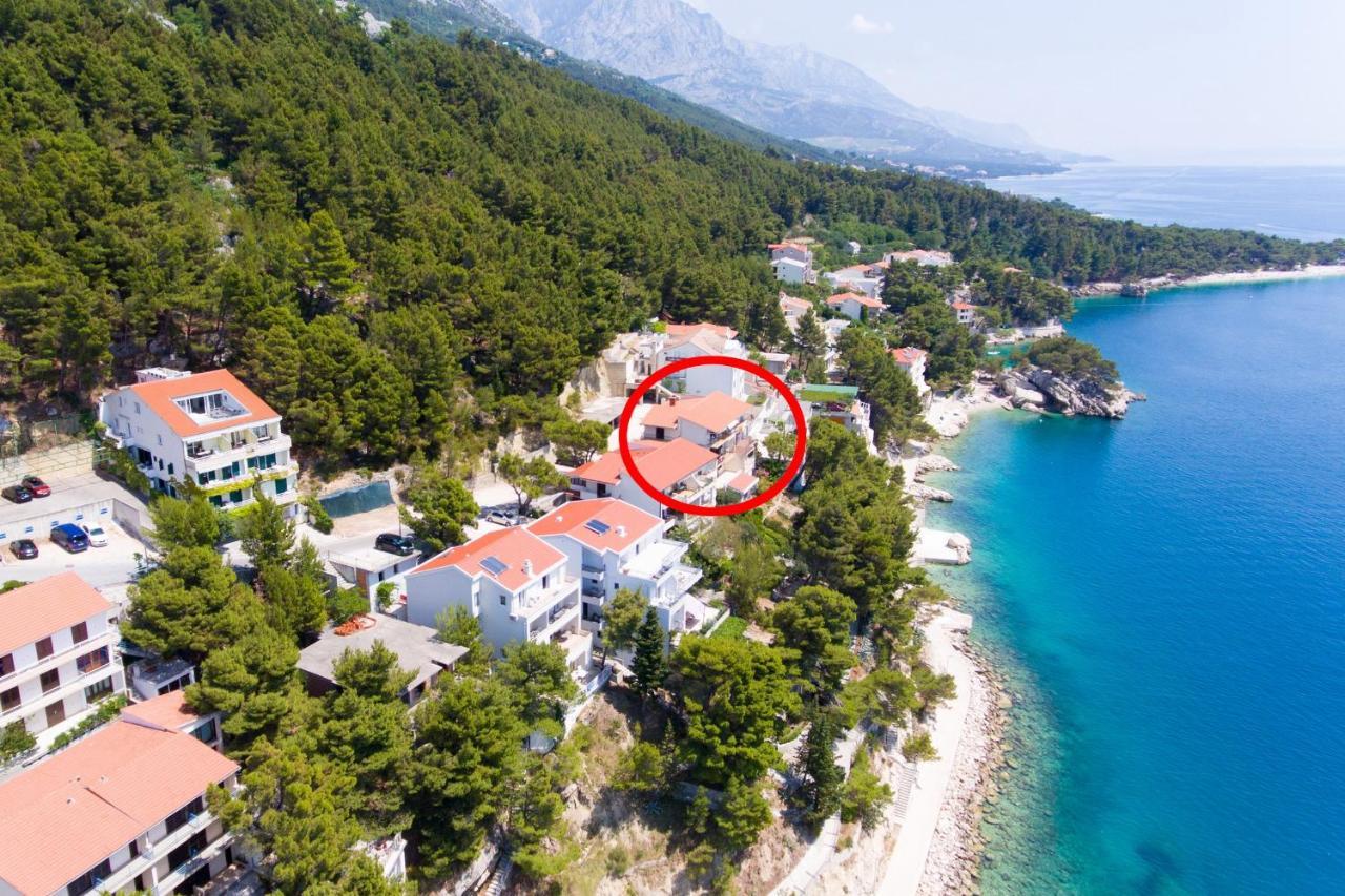 Apartments By The Sea Brela, Makarska - 2718 外观 照片