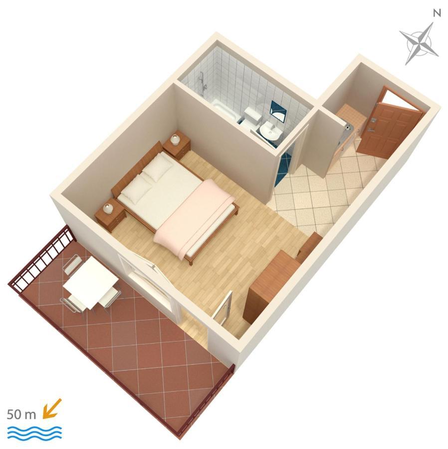 Apartments By The Sea Brela, Makarska - 2718 外观 照片